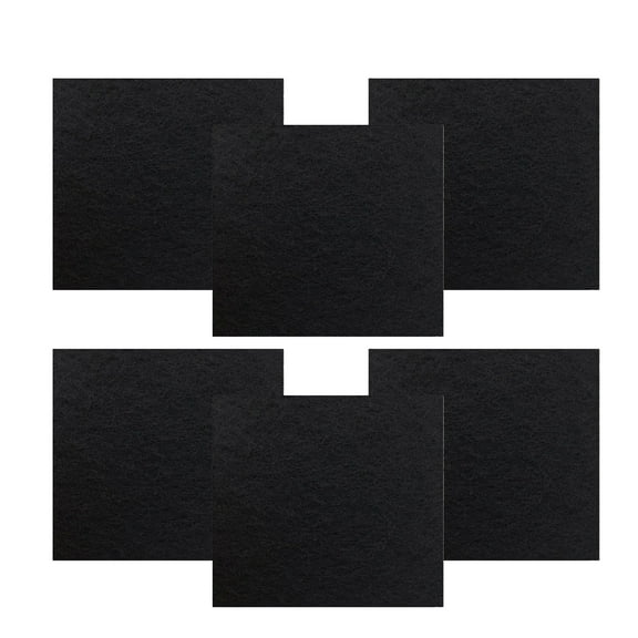 Genligt Activated Carbon Filters Compatible with Hooded Cat Litter Box and Pans, Replacement Official Size, 6 Pack