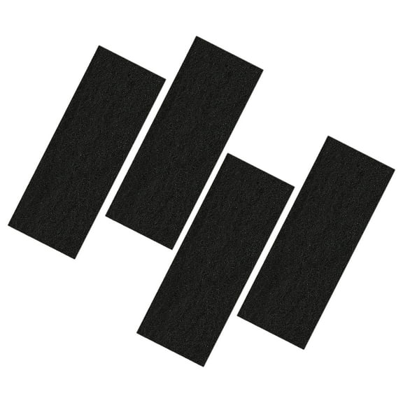 Genligt Activated Carbon Filters Compatible with Nature's Miracle Oval Hooded Flip Top Cat Litter Box, Replacement Official Size, 4 Pack