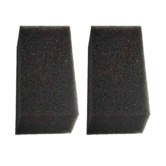 Genligt Aquarium Filter Pads, Black Aquarium Sponge Filter Sponge Foam Filter Material, 7.5" x 4" x 2.75" , 2 Pack