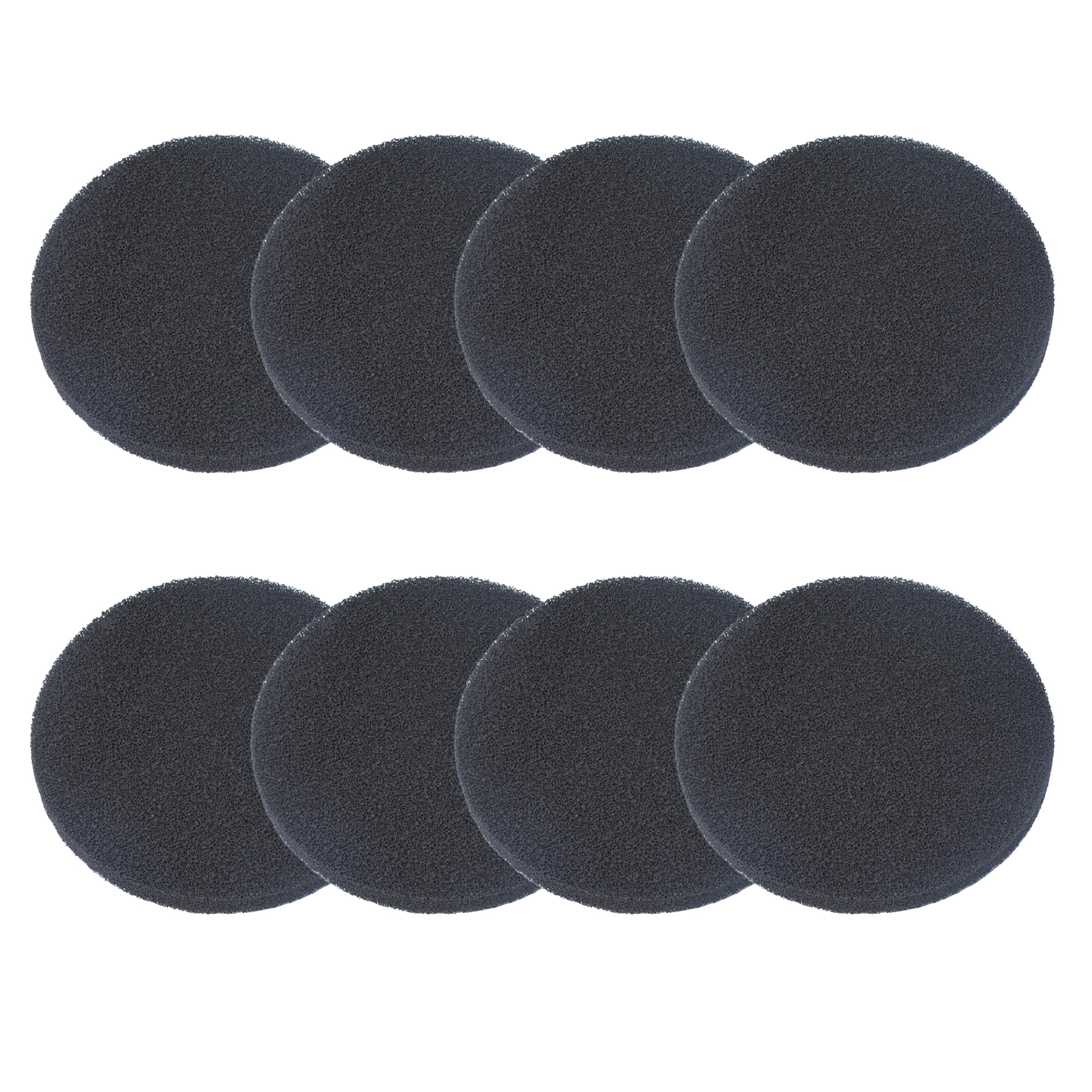 Genligt FX5 Carbon Foam Filter Pads for Fluval FX4 / FX6 Replacement Aquarium Sponge, 8 Pack