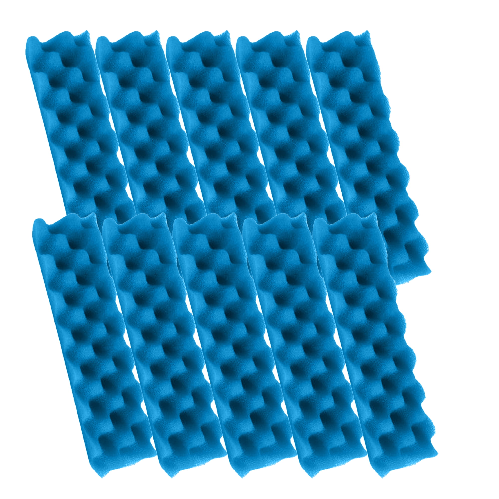 Genligt Replacement Aquarium Bio Sponge Foam Filter Pads Compatible with Fluval 406, 407, 12 Pack