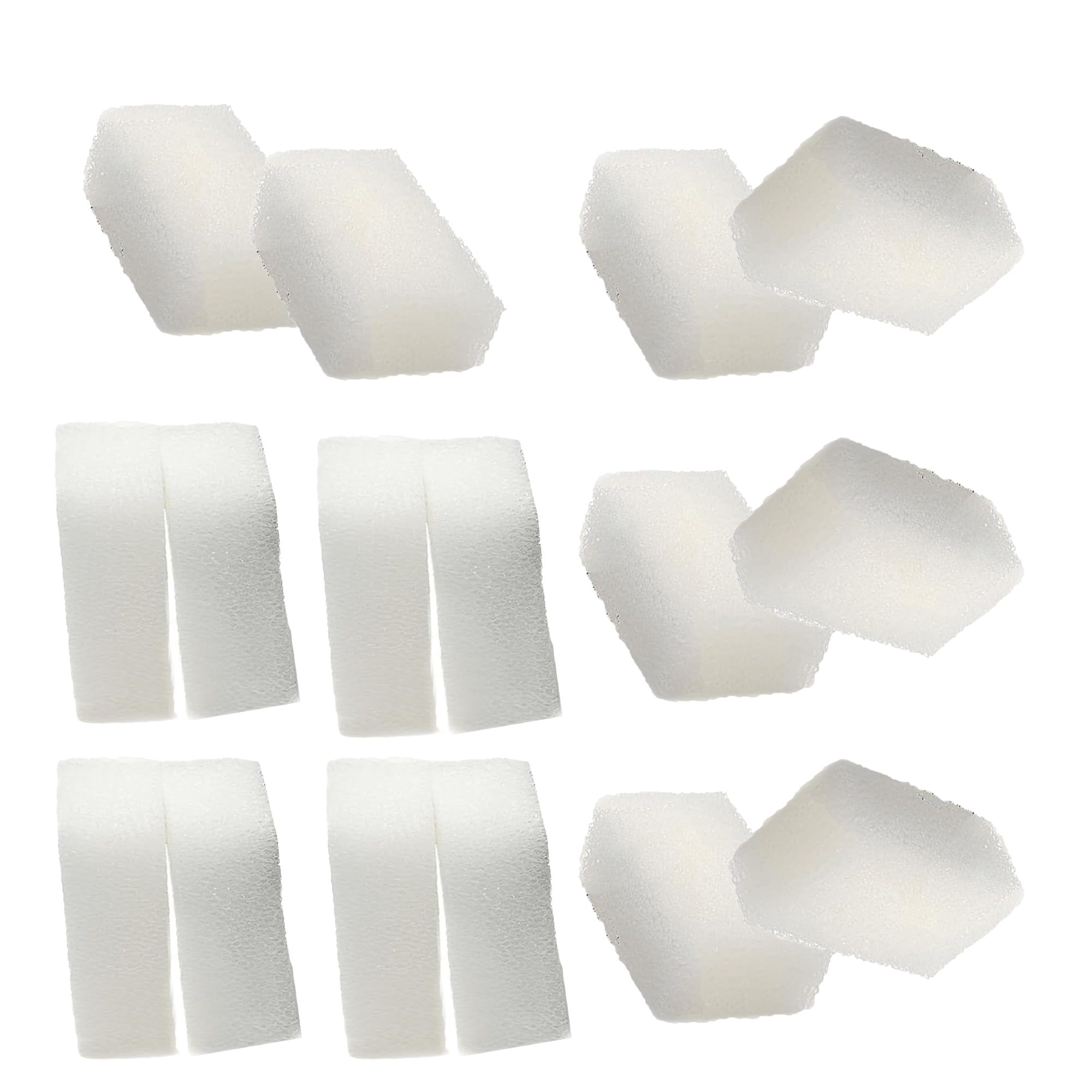 Genligt Replacement Aquarium Bio Sponge Foam Filter Pads Suitable for Aqua Clear 30 150 Canister Filters, 16 Pack