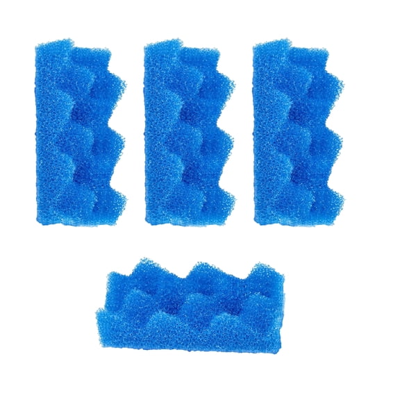 Genligt Replacement Blue Bio Foam Filter Pad Inserts Compatible with Fluval 106, 107, 4 Pack