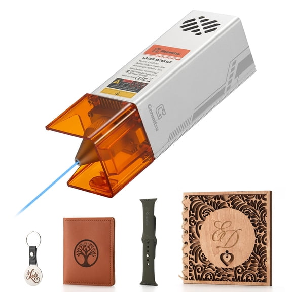 Genmitsu 10W 435nm Laser Engraver Module, Compatible with 3020 and 4040 Series CNC