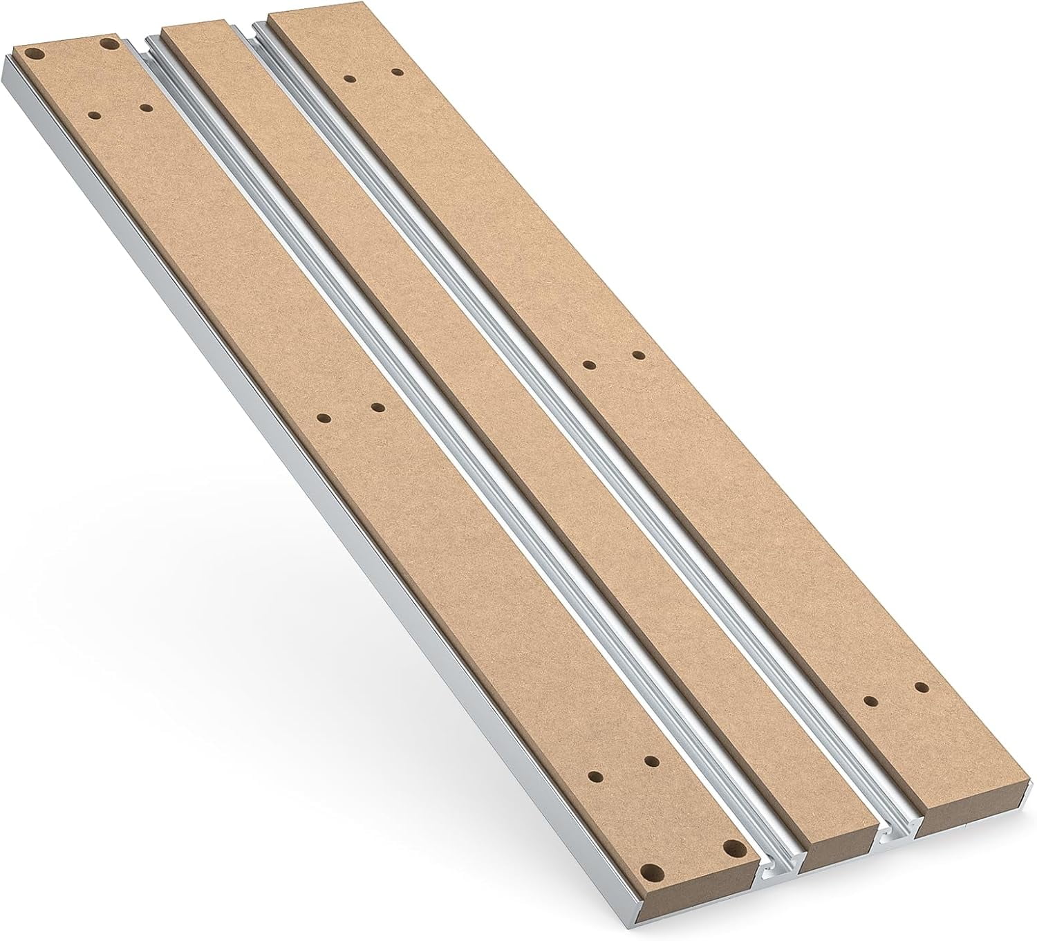 Genmitsu 2040 Aluminum & MDF Hybrid Spoilboard Table for 4040 Reno CNC Router Milling Machine, Expand The Work Area to X-600 x Y-400mm (15.7’’ x 31.5’’)