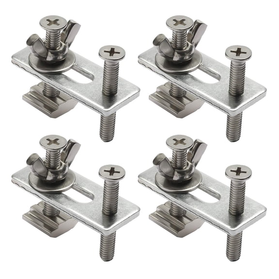 Genmitsu 4-Piece T-Track Mini Hold Down Clamp Kit, CNC Router Accessories Compatible with 3018-PRO/3018-MX3/3018-PROVer