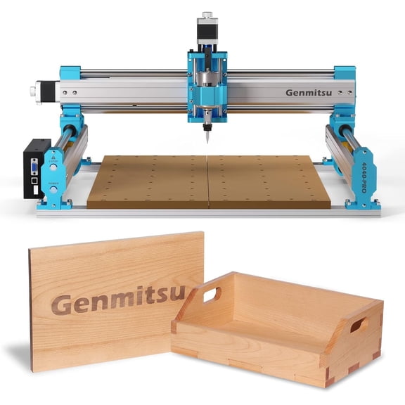 Genmitsu 56352024, 220V 300W 24000 RPM CNC Router Woodworking Power Milling Machine, Black