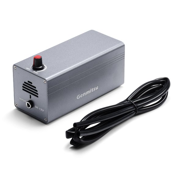 Genmitsu Air Assist Pump for Laser Cutter, Compatible with Genmitsu Kortek and Laser Modules for CNC Machines, or Laser Engravers in The Market, Remove Smoke & Dust, Protect Desktop & Laser Lens