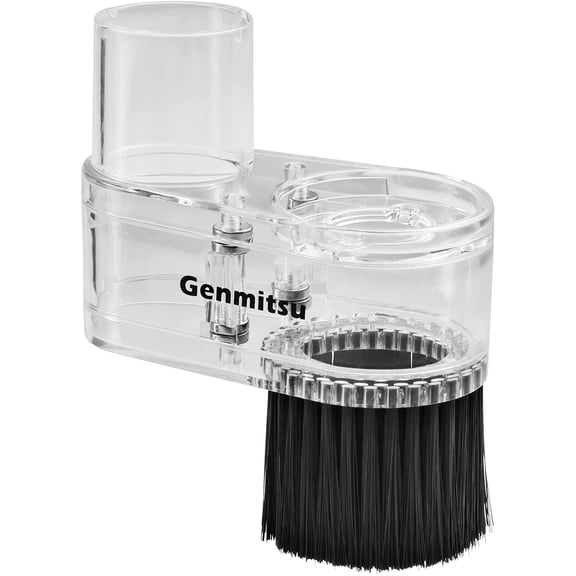 Genmitsu CNC Dust Shoe ABS Cover Cleaner for 3018 Series CNC Router/CNC Machines with a 42mm Diameter Motor, Hose Adapter Outer Diameter 38mm (1.5), Transparent