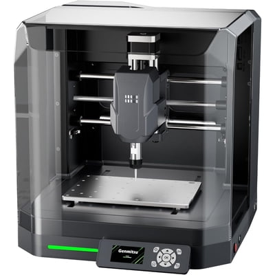 Genmitsu Cubiko CNC Router Machine with Enclosure, PCB Milling Machine, Smart Desktop CNC with Auto Z-Probing, WiFi & APP Supported, Great for Polishing, Drawing, Woodworking