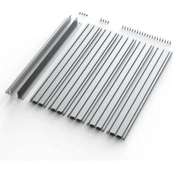 Genmitsu T-Slot Table 6060 Extension Aluminum Spoilboard for CNC Router Machine PROVerXL 4030 XY-Axis Extension Kit, 840 x 600 x 15mm (33.1''x 23.6''x 0.6'')