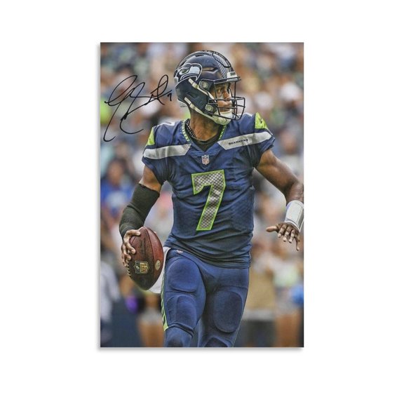 Geno Smith Poster Canvas Poster Canvas Wall Art Prints Poster Gifts Photo Picture Painting Posters Room Decor Home Decorative 12x18inch(30x45cm)