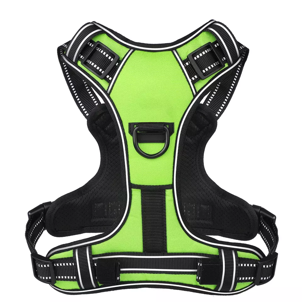 GenoSofi No Pull Dog Pet Harness, Adjustable Control Vest Dogs Reflective, 4 Sizes & 4 Colors