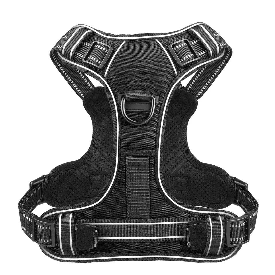 GenoSofi No Pull Dog Pet Harness, Adjustable Control Vest Dogs Reflective, 4 Sizes & 4 Colors
