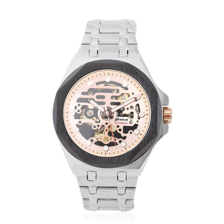 Genoa top skeleton watch