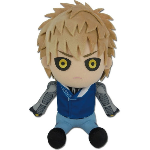 Genos Sit - One Punch Man 8" S2 Plush (Great Eastern) 77436