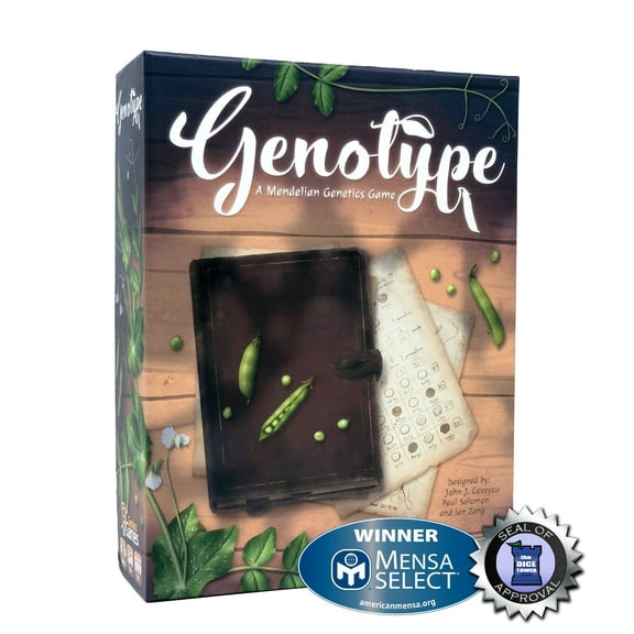 Genotype Mendelian Genetics Board Game - Science, Genealogy, MENSA Select Winner