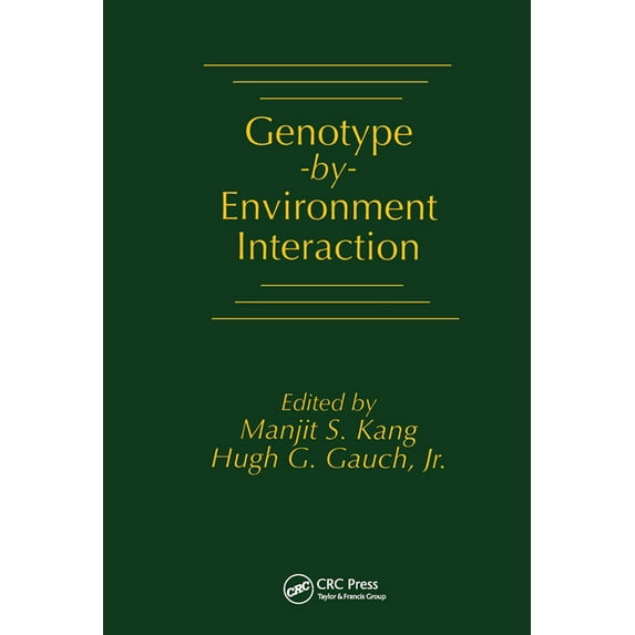 Genotype-by-Environment Interaction, (Paperback)