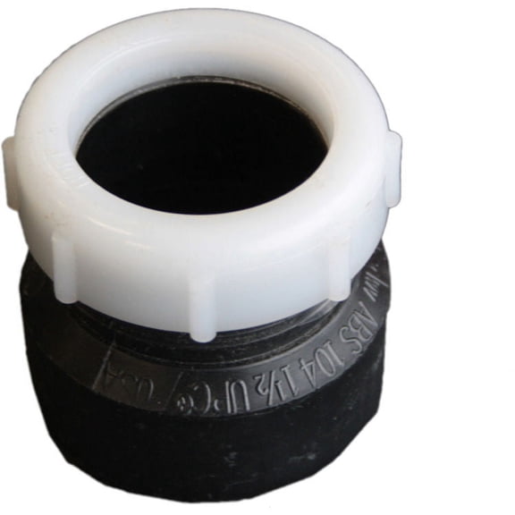 Genova 102801ABC 800 Series Fitting Trap Adapter, 1-1/2 inch Spigot, Black