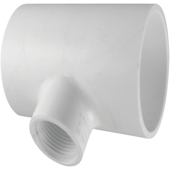 Genova Products Pipe Tee Schedule 40 Pressure Solvent X Threaded - 1 Piece
