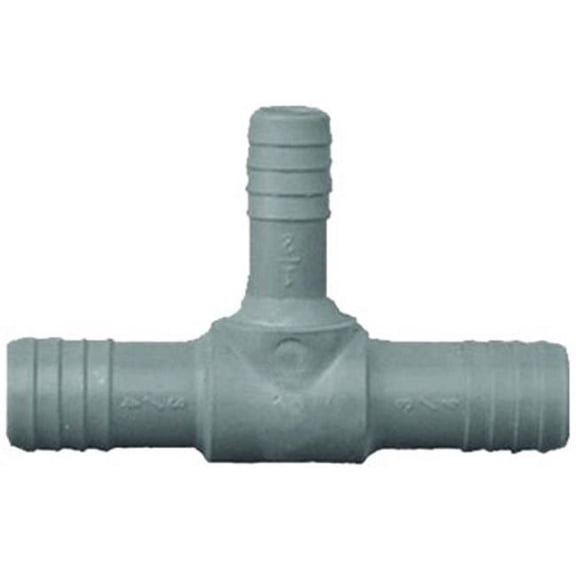 Genova Products 351475 Insert Reducing Tee Pipe Fitting, 1" x 1" x 1/2"