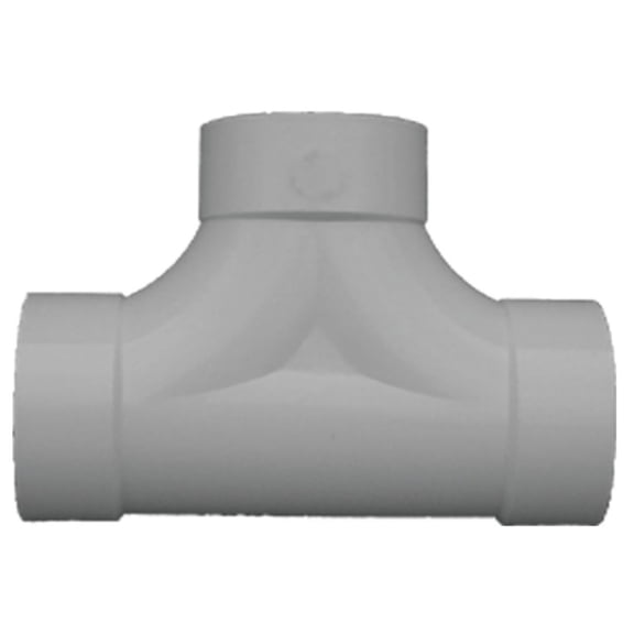 Genova 414155bc Cleanout Tee, White, 4 Inch