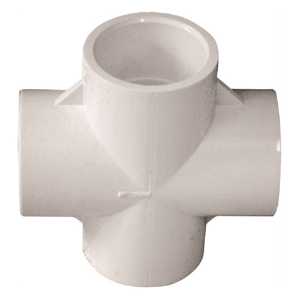 Genova 420007BC 300 Series Pipe Cross, White, 3/4 Inch, Each - Walmart.com