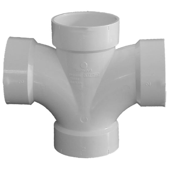 Genova 73515 Double Sanitary Tee - 1-1/2"