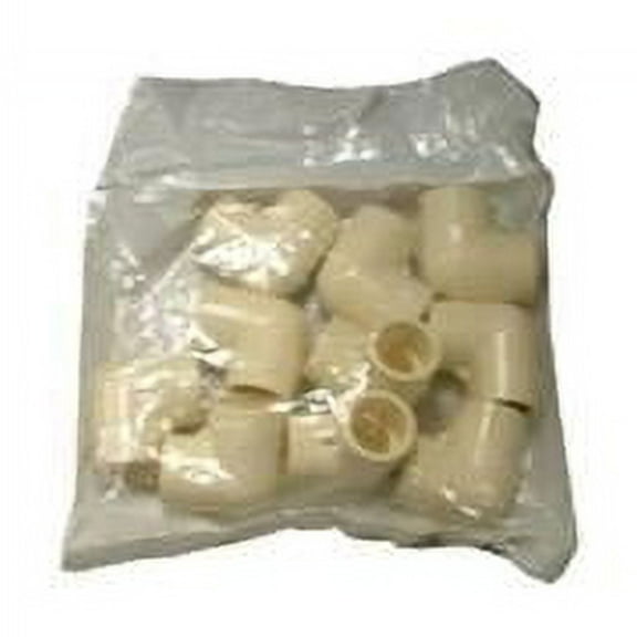 Genova Pipe Fitting, CPVC Elbow, 90 Degree, 1/2-In., 10-Pk.