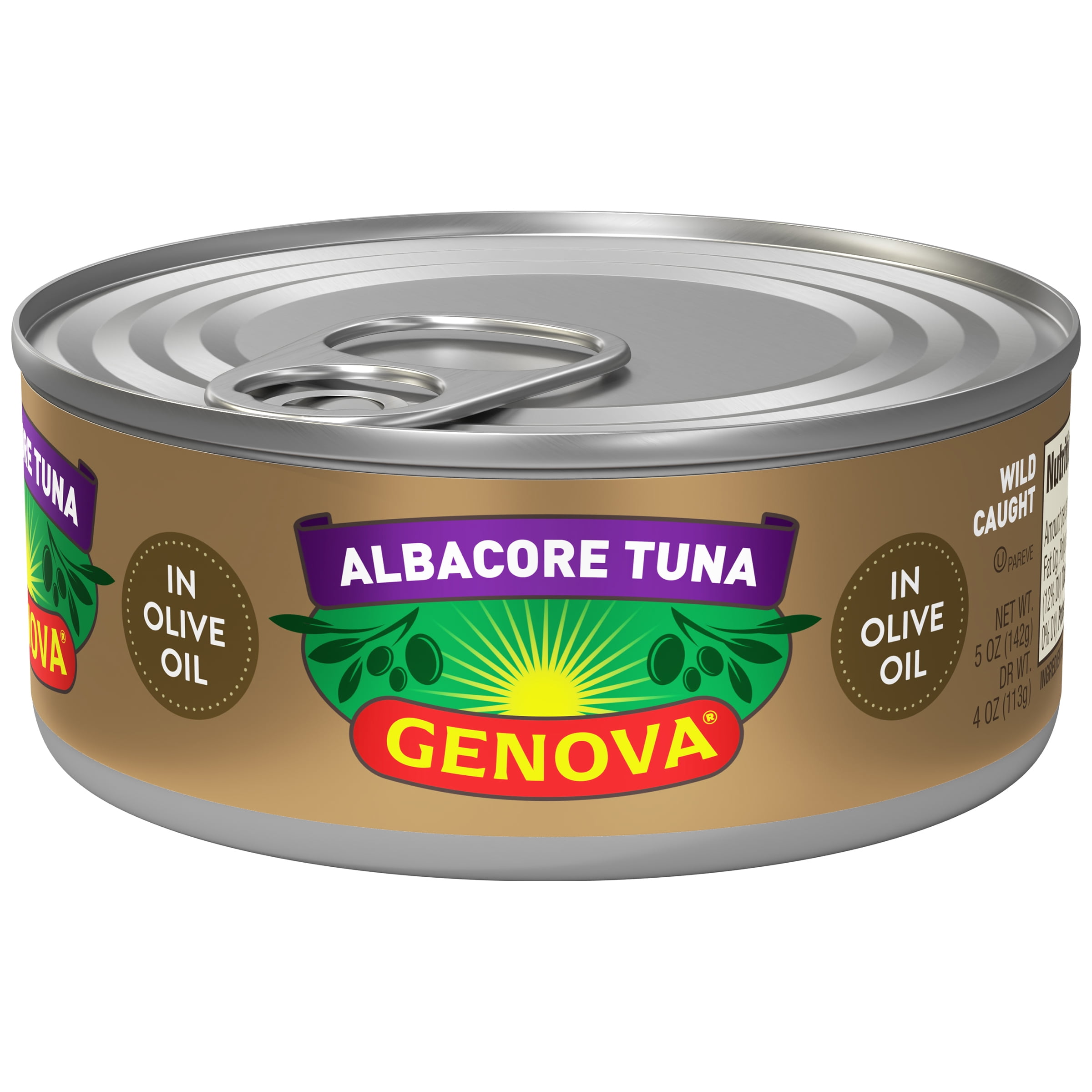 GENOVA PRODUCTS Genova Albacore Tuna in Olive Oil, 5 oz Can