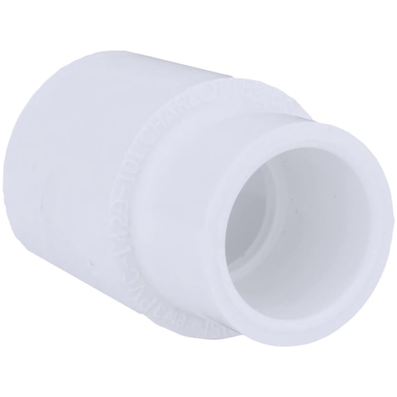 Genova Products 30175 PVC Reducing Coupling, 3/4 x 1/2