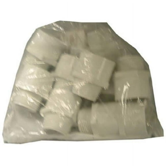 Genova Products 30410CP 1 in. Schedule 40 PVC MIP Adapter- 10 Pack