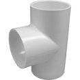 thumbnail image 1 of Genova Products 31407CP 3/4-Inch PVC Pipe Tee - 10 Pack, 1 of 3