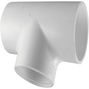 Genova Products 31454 PVC Sch. 40 Female Tees, 1-1/4"