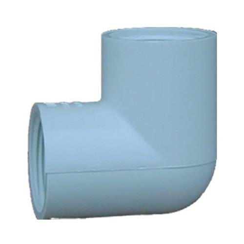 Genova Products 33705 1/2" PVC Sch. 40 90? Threaded Elbow Pack of 10