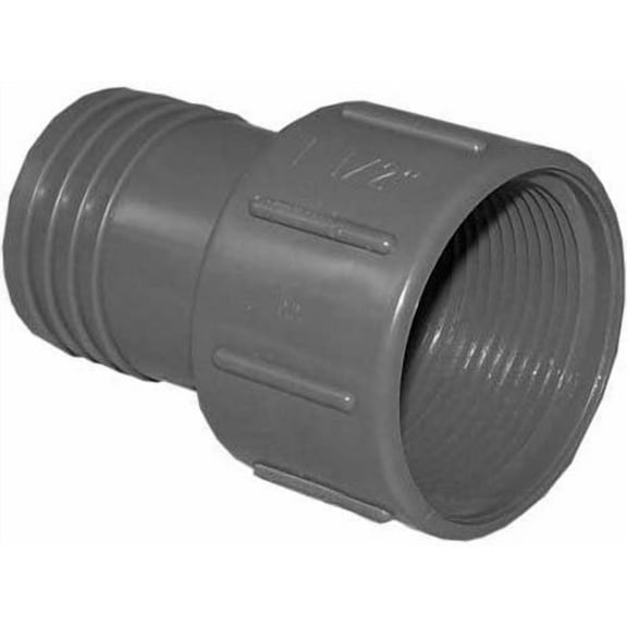Genova Products Polypropylene Female Pipe Thread Insert Adapter - Durable - 1.5 in.