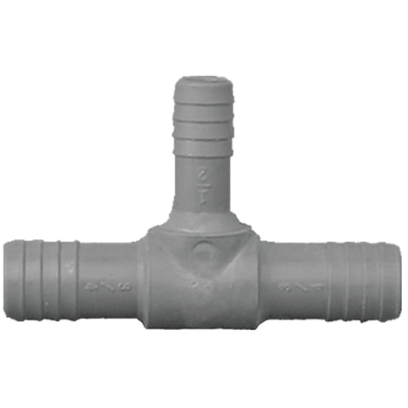 Genova Products 351471 Insert Tee Pipe Fitting, 3/4" x 3/4" x 1/2"