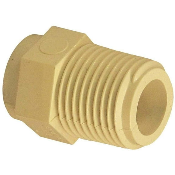 King Brothers CPVC Pipe to Tube Adapter - 1/2 In. Male Adapter - Pack Of 1
