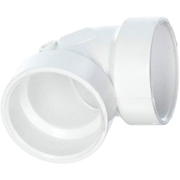 Genova Products 70715 90 Vent Elbow Pipe Fitting, 1 1/2"