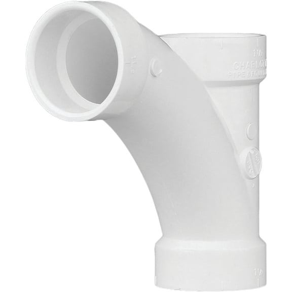 Genova Products 72515 Combination Tee-Wye Pipe Fitting, 1 1/2"