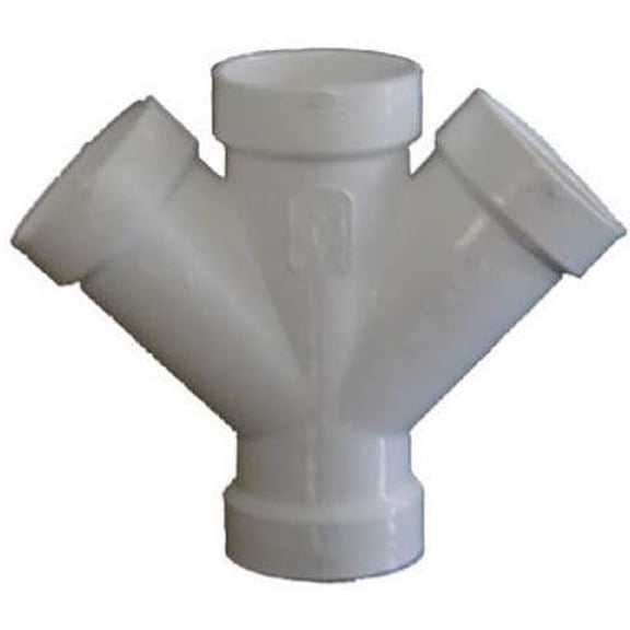 Genova Products 73415 Double Wye Pipe Fitting, 1 1/2"