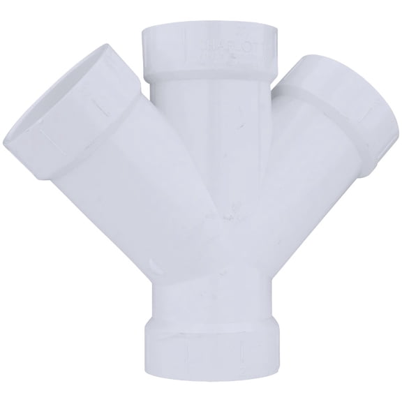Genova Products 73420 Double Wye Pipe Fitting, 2"