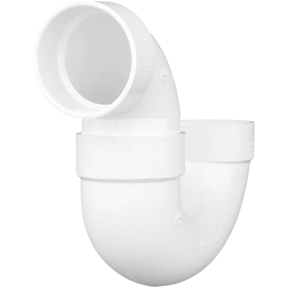 Genova Products 78540 P-Trap Pipe Fitting, 4"
