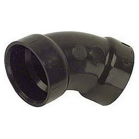 Genova Products 83615 ABS-DWV 45-Degree Elbows, 1-1/2"