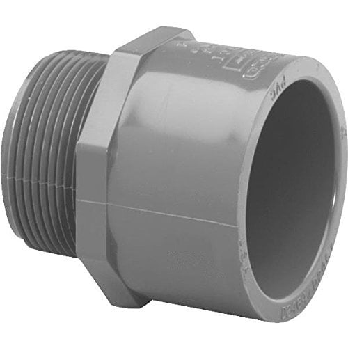 Charlotte Pipe 1" Sch80 PVC Male Adapter - Plastic - 1 Piece