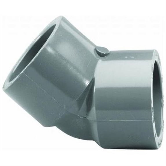 Genova Products PVC 45 Degree Elbow - Schedule 80 - 1-1/2