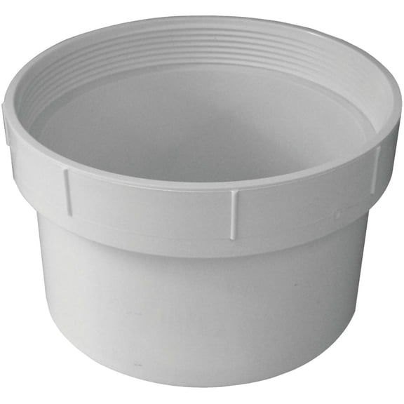 Genova Pvc Dwv Fitting Cleanout, 4", 10 Cleanouts Per Case