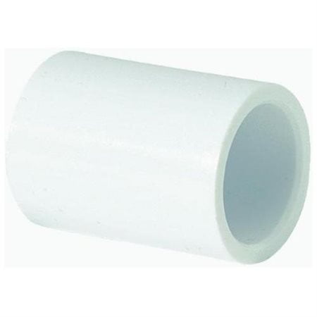 Genova Products 30140 4 In. White Slip x Slip Coupling