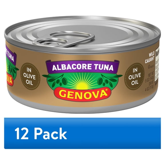 (12 pack) Genova Premium Albacore Tuna in Olive Oil 5 oz
