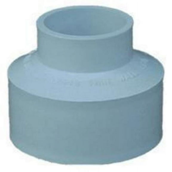 Genova V-1043 4 x 3 in. Hub x Hub PVC Sewer Coupling